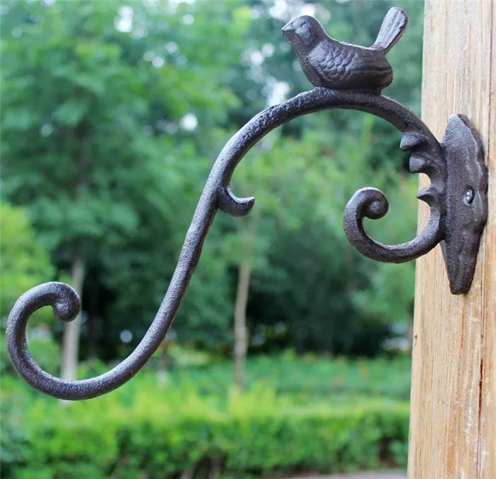 12/" HEAVY DUTY CAST ALUMINIUM VICTORIAN STYLE FLOWER BASKET HANGING BRACKET