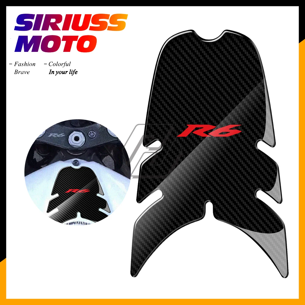 

3D Motorcycle Front Gas Fuel Tank Cover Protector Tank Pad Case for Yamaha YZF-R6 R6 2006 2007