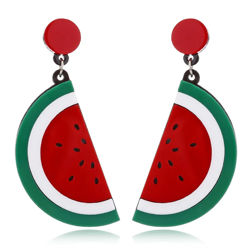 watermelon earrings