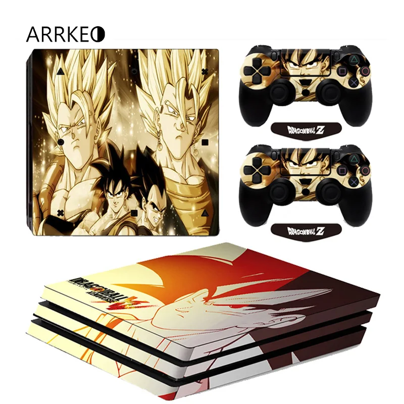 ARRKEO Dragon Ball Сон Гоку Винил Защитная крышка наклейка PS4 Pro кожи наклейки для sony