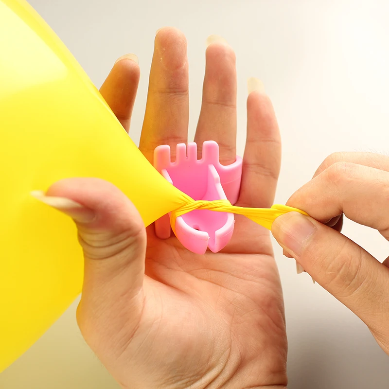 5 Colors 2pcs New Air Balloon Knotter High Quality Fastener Easily Knot Tying Tool Wedding Party