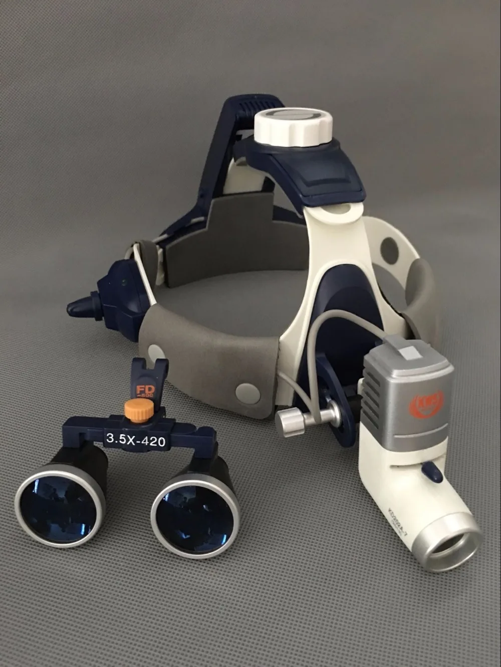 Conduziu a Lâmpada de Cabeça Tudo-em-um com 3.5x420mm Tdoubeauty Cirúrgica Dental Binocular Galileu Quadro Lupa Nova Chegada 5 w 11 High Quality Beleza e saúde