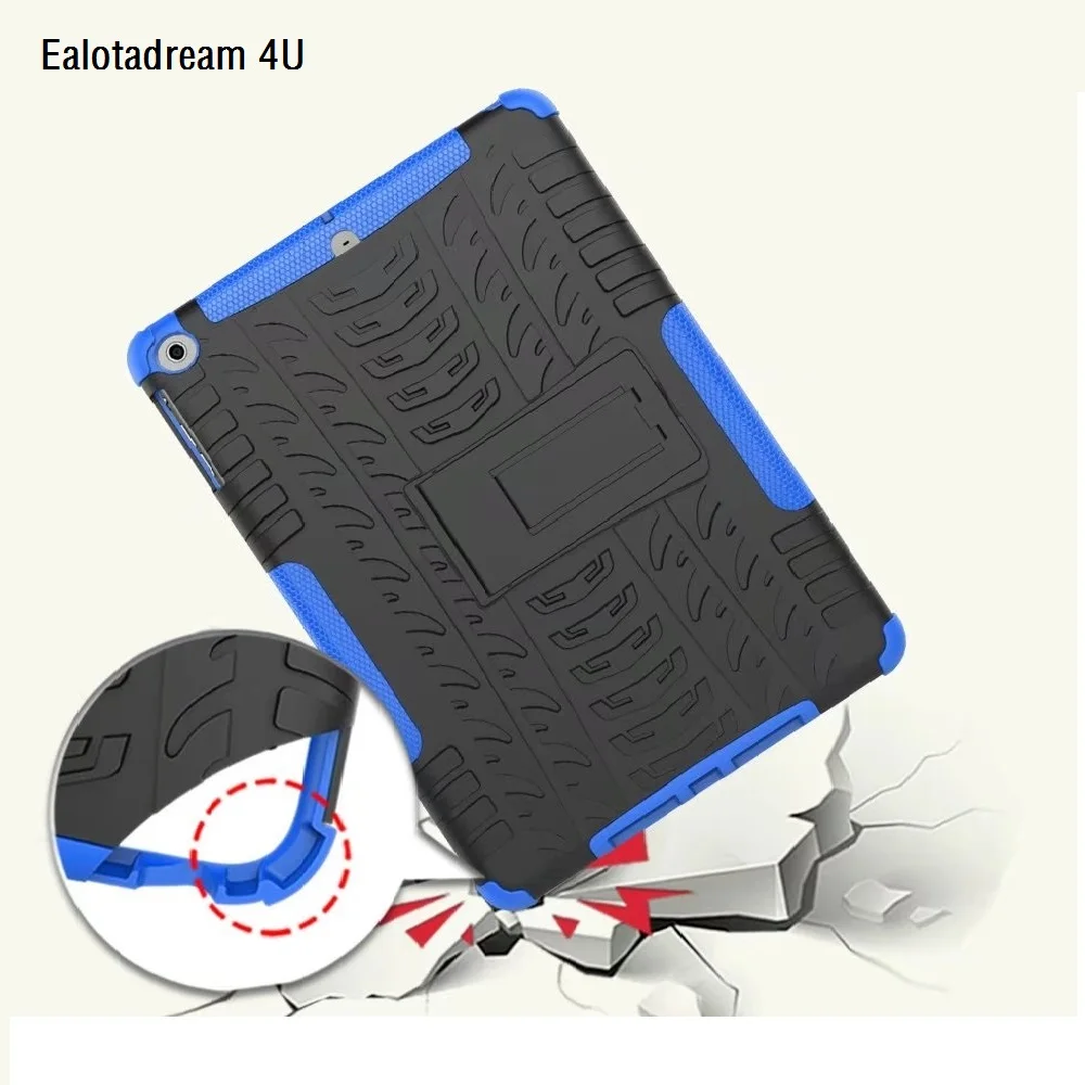 Новый противоударный чехол Couque для iPad 9 7 2017 с подставкой из поликарбоната кремния