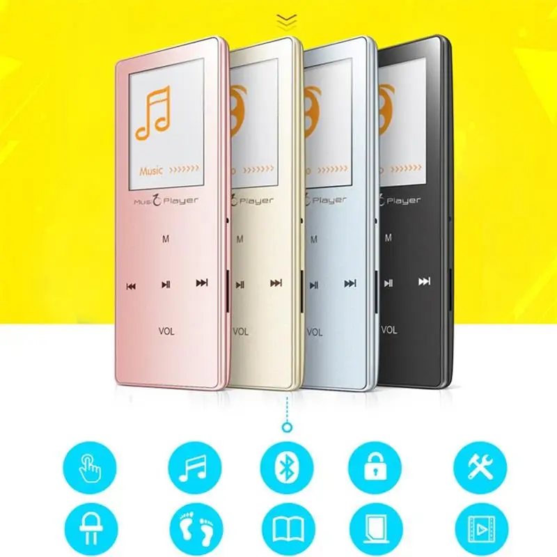 Сенсорный ключ 8 GB Bluetooth Спорт MP3 плеер Высокое Качество Lossless с голосом