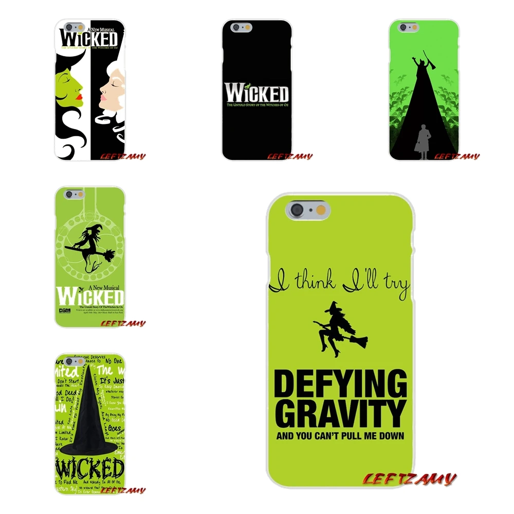 Accessories Phone Cases Covers For Huawei P8 P9 P10 Lite 2017 Honor 4C 5X 5C 6X Mate 7 8 9 10 Pro Broadway Musical Wicked Lyrics