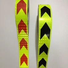 5 см* 28 см дорожное движение грузовик строительная площадка коридор заводской цех пол самоклеющаяся стрелка Светоотражающая сигнальная лента