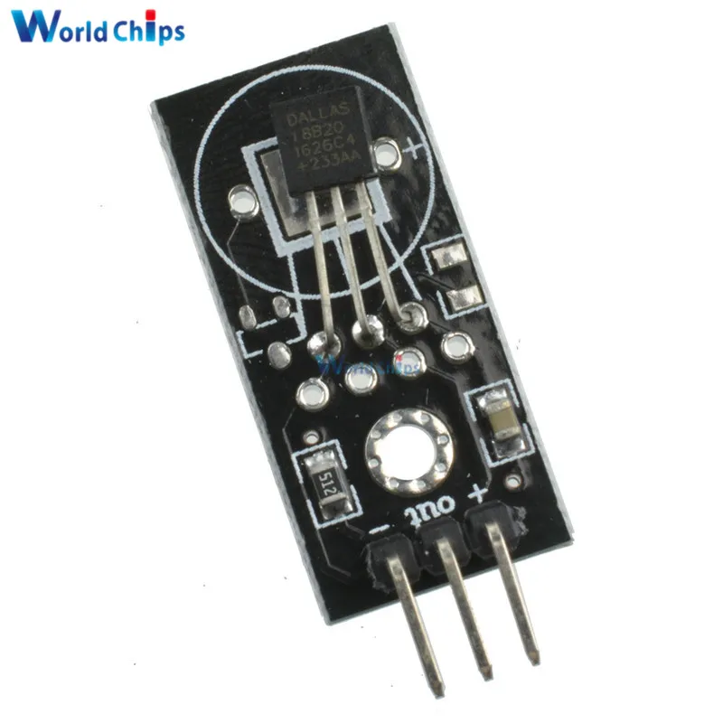 2 шт. цифровой DS18B20 температура модуль обнаружения сенсор модуль плата для Arduino DC 5 В 18B20 цифровой сигнал Выход