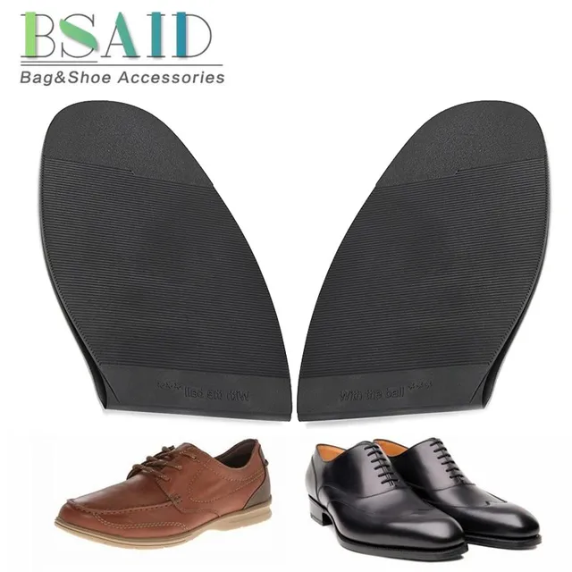 BSAID 1 Pair Anti Slip Shoe Sole, Rubber Non slip Shoe Outsoles For