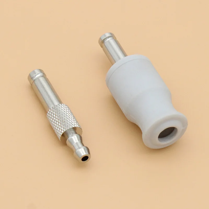 

NIBP blood pressure cuff air hose adapter connector to HP/Mindray BeneView T5 T6 T8 MPM,Slot to lock airway plug.