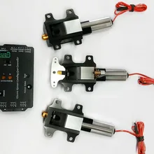 Servoless Retract с металлическим блоком Выдвижной шасси 25 кг 90 градусов 6 до 12 кг для вихревой спрей/деревянный самолет/самолет воздуха