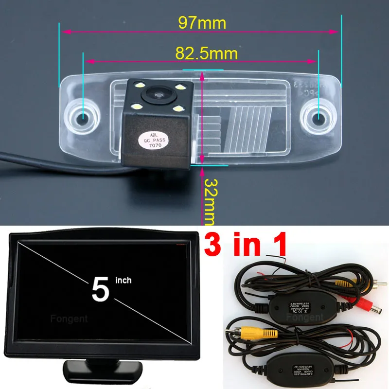 

Car Rear View Reverse Camera for Hyundai Elantra Terracan Tucson Accent Veracruz Santa fe Kia Sportage R Carens Borrego Sorento