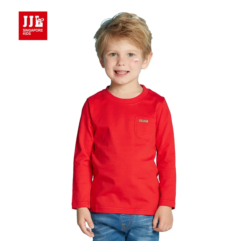 jjlkids boys t shirt long sleeve kids tops boy tshirts children clothing 100 cotton children clothing