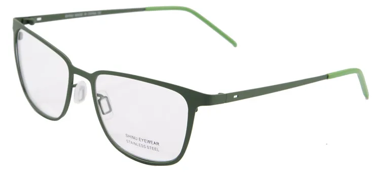 Новые женские очки кадр черный/синий/фиолетовый оправы прозрачный линзы очки женщин Óculos feminino de grau 1473 - Цвет оправы: green C2