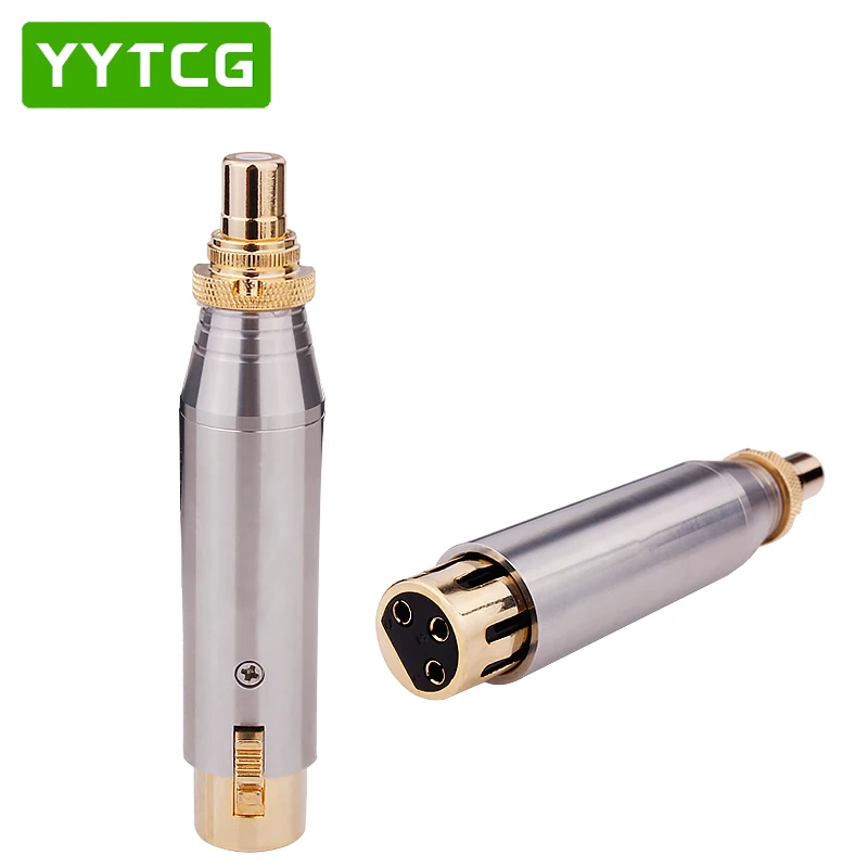 3 контактный XLR штекер гнездо RCA стандартный кабель микшер никелированный