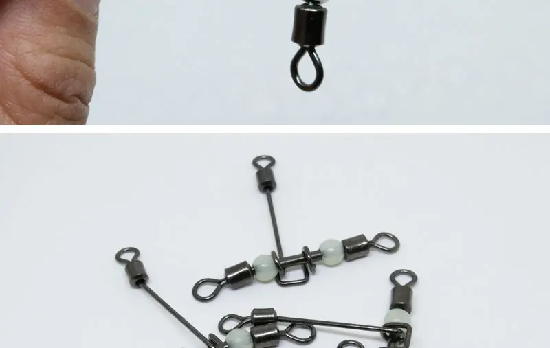 Luminosa em Forma de t -linha de Rolamento Equipamento de Pesca Infof Gira Pesca Swivel Gancho 10-1 0 Cruz Giratório Carpa 500 - 1000-peças 3-way 5 Gancho #10-#1 0 Luminosa em Forma de