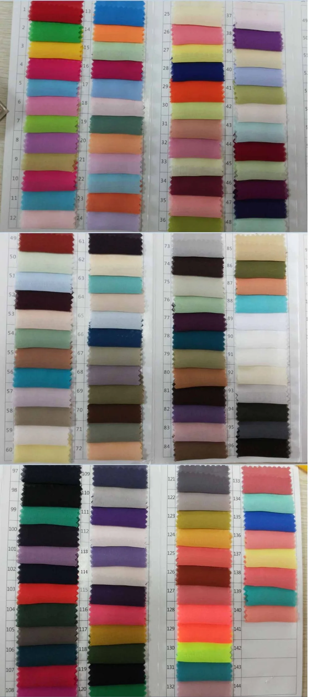 Chiffon color