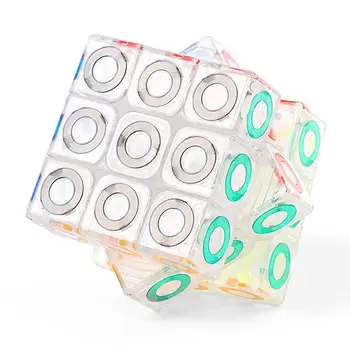 

2019 New Arrivals MF8836 Crystal Cube New Creative Magic Cube for Challenging - Colver