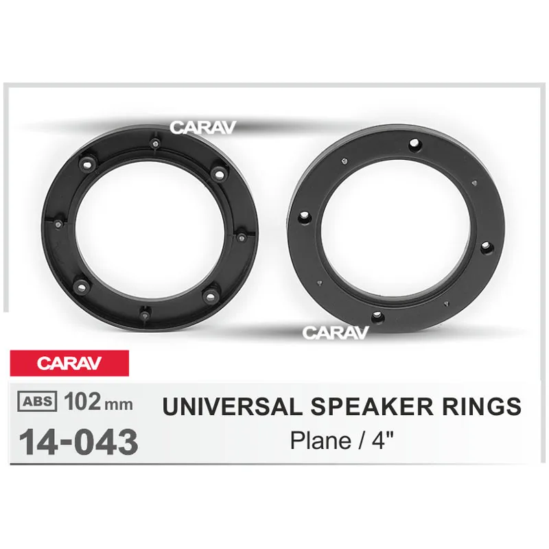 2pcs/set Universal Car Speaker Adapter Bracket Plate ABS Automobiles