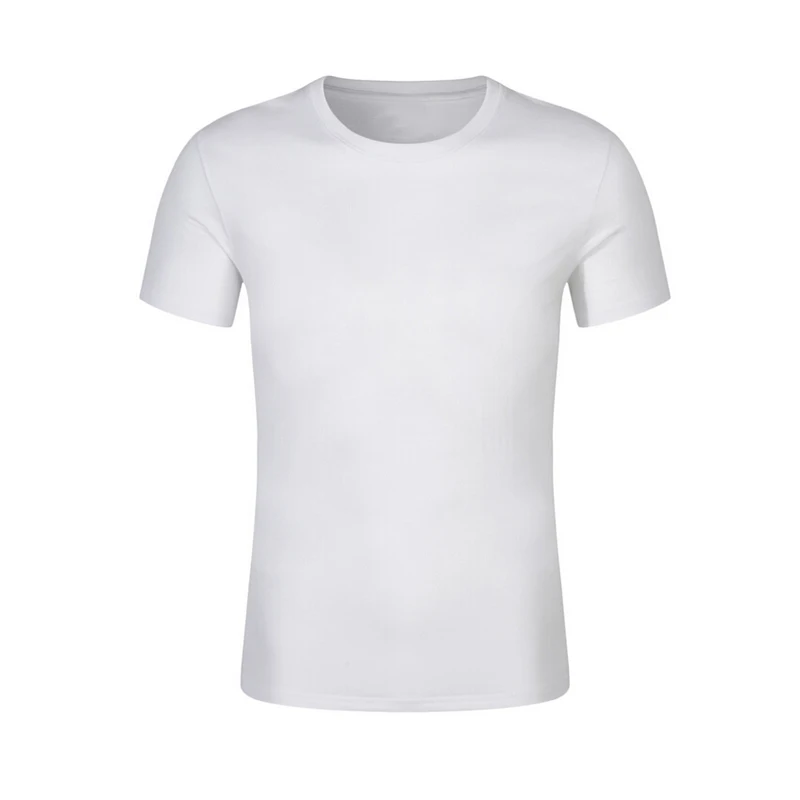 Мужская креативная гидрофобная Водонепроницаемая дышащая противообрастающая черная белая тонкая футболка большого размера с коротким рукавом - Цвет: Белый