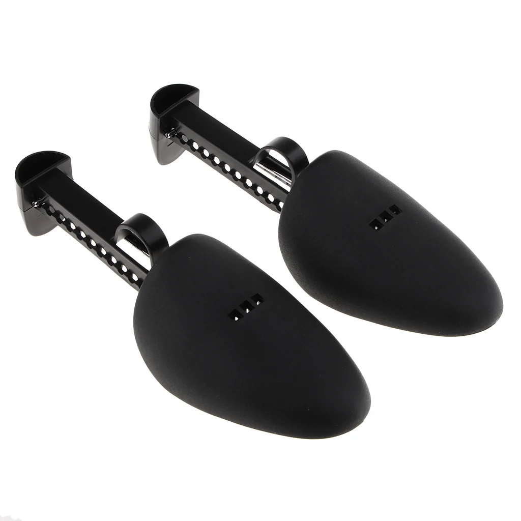 1Pair Adjustable Length Shoe Tree Stretcher Boot Holder Shaper Support Shoe Stretcher and Foot Scrub Collar Stays for Women&Men