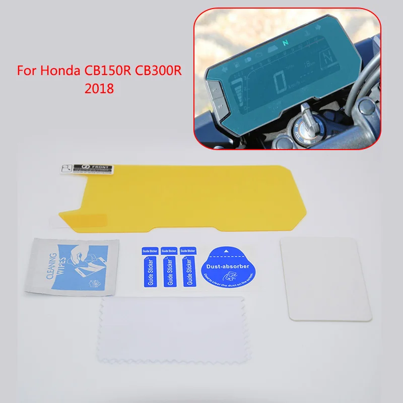 

For Honda CB150R CB300R 2018 Motorcycle Motorbike Speedometer Cluster Scratch Protection Film Screen Protector Ultraviolet-proof