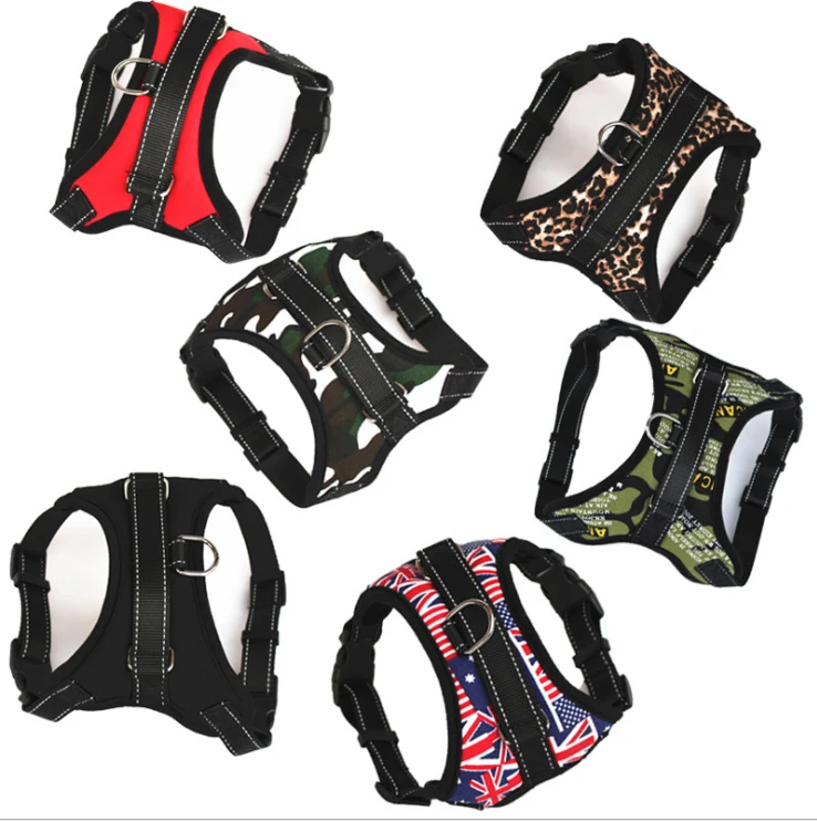 Buy Nylon Pet Large Dog Harness Vest Leash Rope Collar