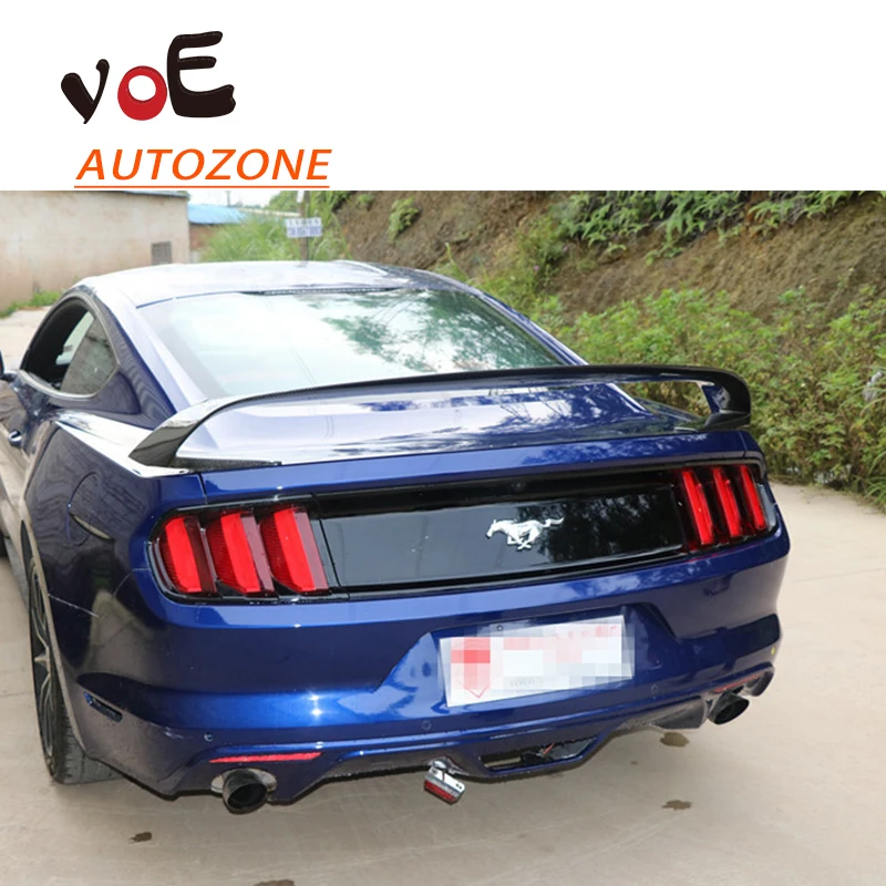 2015 2016 Mustang GT350R Style Carbon Fiber Auto Car Rear Wing Spoiler for Ford Mustang