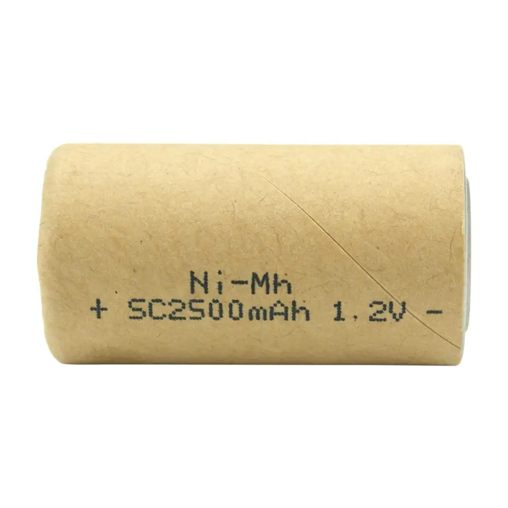 Электроинструменты батарея ni-mh аккумуляторная батарея SC 1,2 V 2500mAh nimh батареи для фонарика солнечного света электронные игрушки лампы