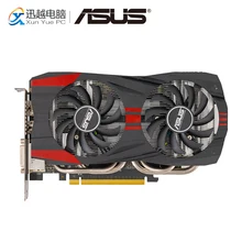 ASUS GTX760-DC2OC-2GD5 оригинальный Графика карты 256 бит GTX 760 2 г GDDR5 видеокарта HDMI 2 * DVI DP 1006 мГц ~ 1072 мГц GTX760