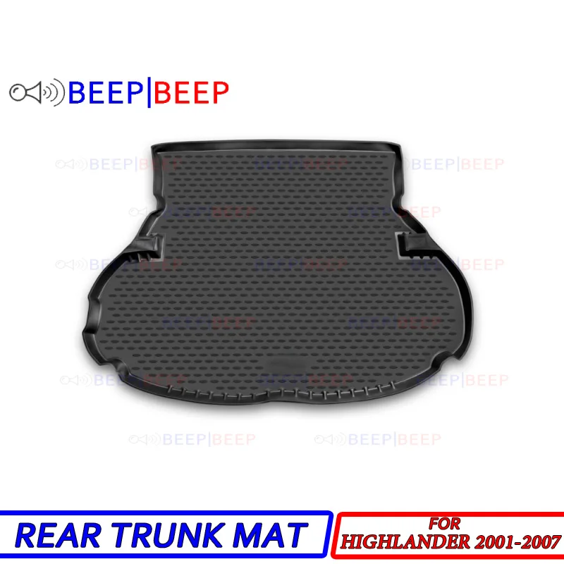 

For Toyota Highlander 2001-2007 car trunk mat iner boot cargo tray floor carpet boot cargo rear styling decoration protection