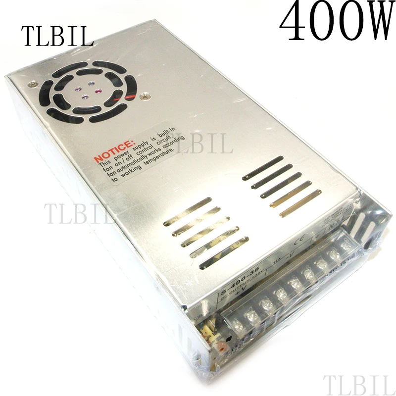 

400W Switching Power Supply Driver For CCTV Camera LED Strip AC 100-240V Input To DC 5V 12V 15V 24V 36V 40V 48V 60V 80V