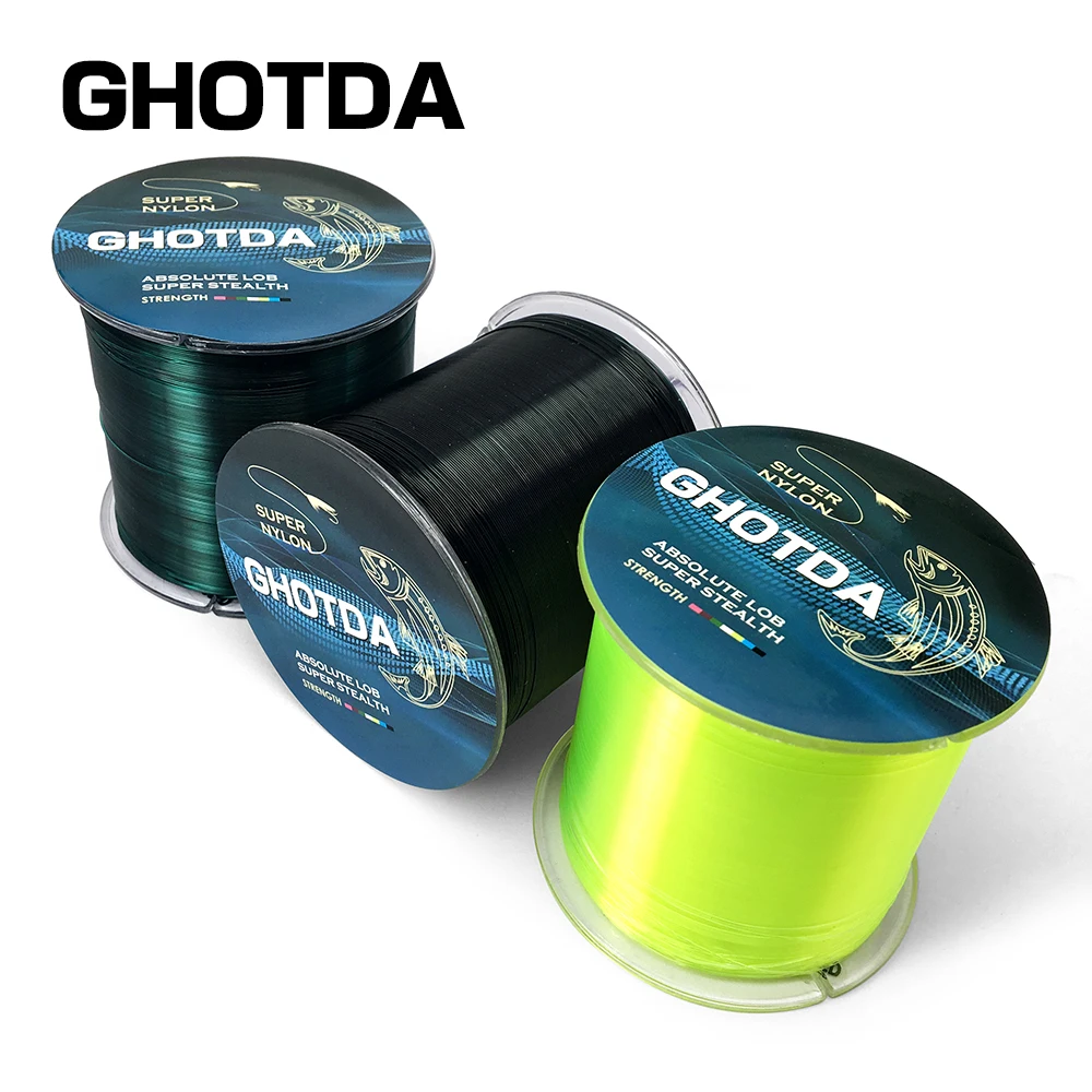 

GHOTDA 500M Monofilament Nylon Fishing Line Rope Wire High Quality Material