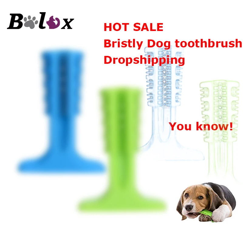 Bristly Brushing Stick dog toothbrush Chew Toys Bite Toys for Dogs Pet Chew Toy Puppy Teething Brush for Doggy Pets Oral Care