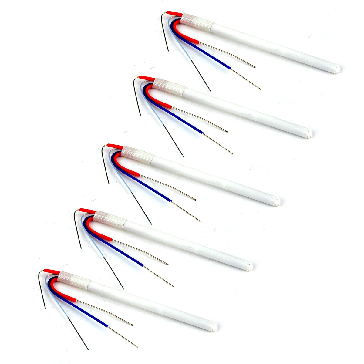 

5pcs 24V 50W Replacement Heating Element Ceramic Heater Set for 900M 900L 907 908 913 914 Soldering Iron Station Tool Mayitr
