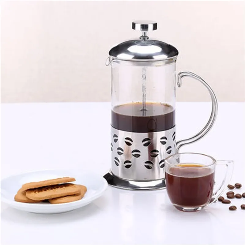 600ML Insulated Coffee Tea Maker With Filter Double Wall Coffee Kettle