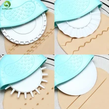 4 шт. инструмент для придания формы мастике роликовый набор для рельефной отделки тортов резак выпечка сладостей пластик торт Скалка штифт инструменты для украшения торта