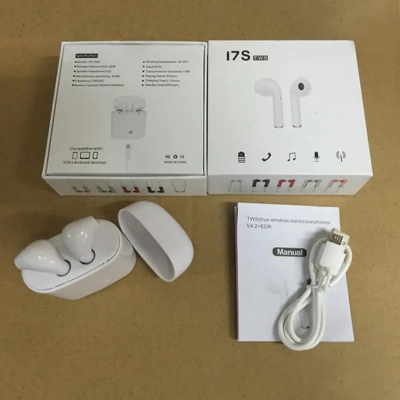 2pcs Mini Wireless Bluetooth earphones Stereophonic