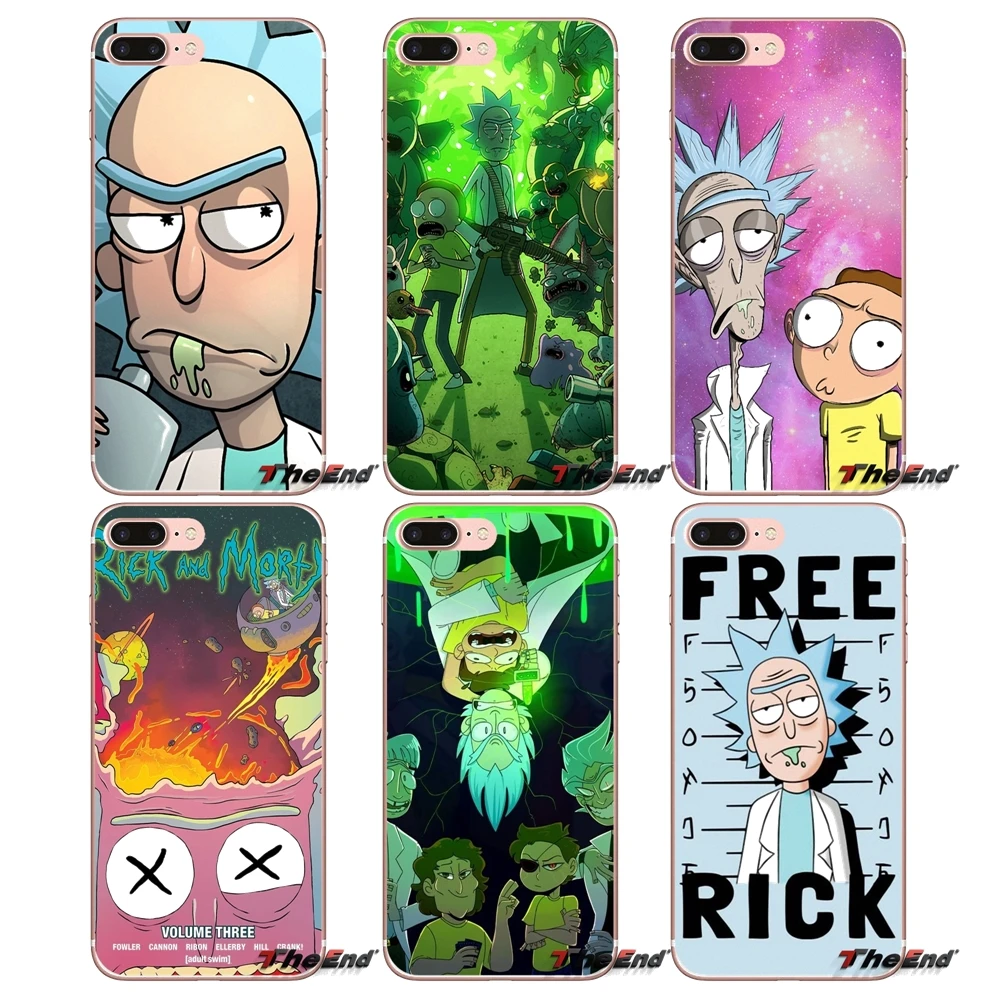 For Huawei P Smart Y6 Pro P8 P9 P10 Nova P20 Lite Pro Mini 2017 SLA-L02 SLA-L22 2i hot sale rick and morty Silicone TPU Case