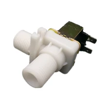 Горячая Распродажа Соленоидный клапан 1/" 12 В DC Пластиковый водяной клапан под прямым углом 90 градусов