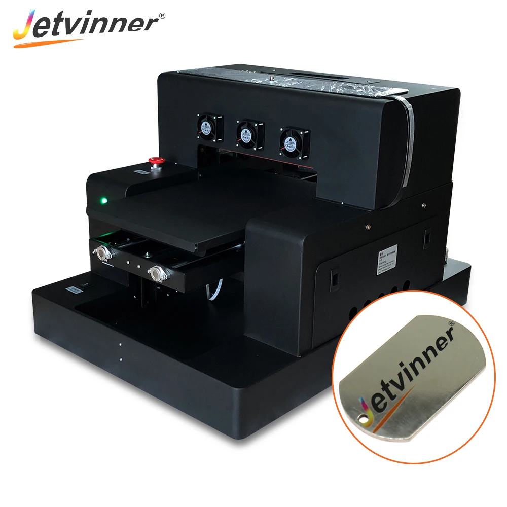 Jetvinner 8 color R2000 Printers A3 Size Automatic UV Printer for Bottle Phone Covers Acrylic Metal