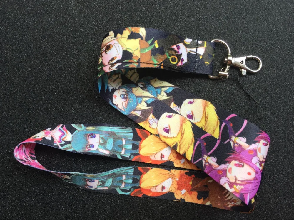 Wholesale 10Pcs Popular Anime Cartoon Neck Straps Lanyards Mobile Phone