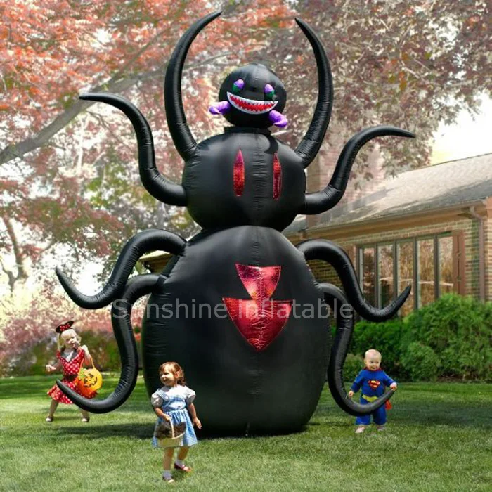 new airblown giant inflatable halloween spider halloween party yard decoration made in china high qualty - Giant Halloween Spider new airblown giant inflatable halloween spider halloween party yard decoration made in china high qualty - Giant Halloween Spider
