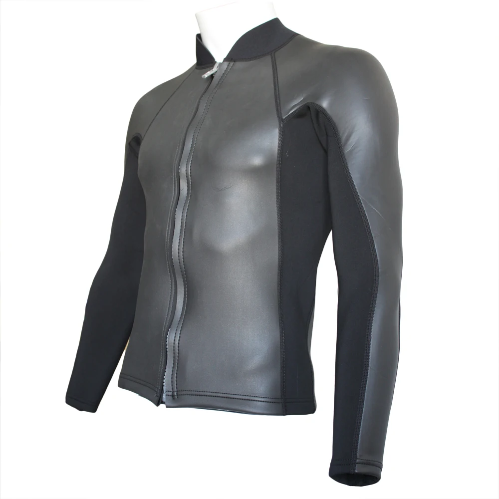 2mm neoprene long sleeves super stretch surfing wetsuit jacket for men (1)