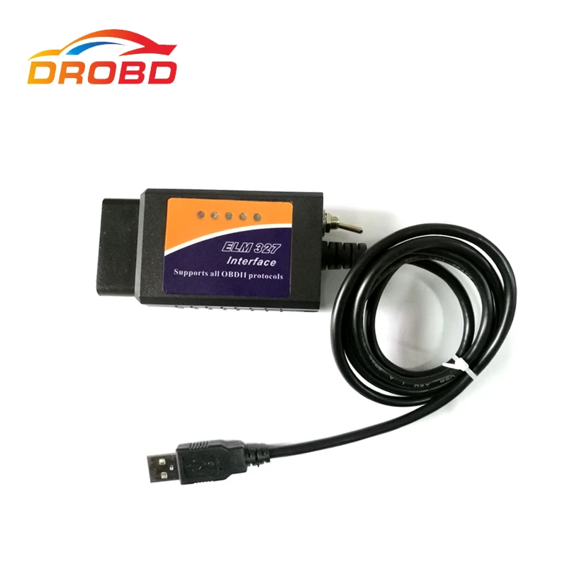 New ELM327 USB V1 5 with Switch modified for Ford ELMconfig Forscan CH340 25K80 chip HS