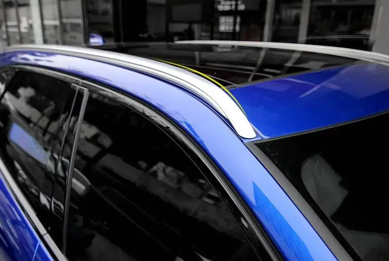 عالية الجودة سيارة من سبيكة الألومنيوم أرفف لسقف السيارة الأمتعة يناسب ل جاكوار F-PACE 2016 2017 2018 بواسطة EMS
