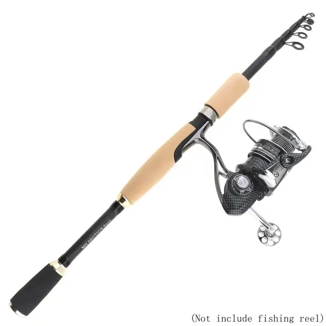 Best Offers 2.7m 7 Sections Carbon Fiber Lure Fishing Rod Ultra Light Spinning / Casting Fishing Pole