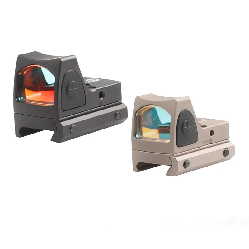 Регулируемый RMR Reflex Red Dot Sight 3,25 MOA прицел для Glock Охота страйкбол Fit 20 мм Pictinny Rail с кнопкой вкл/выкл маркировки