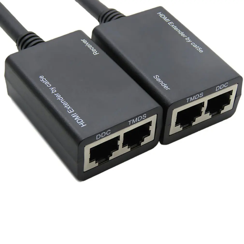 Набор HDMI, Овер-RJ45 CAT5e CAT6 UTP LAN Ethernet удлинитель повторитель 1080 P УДЛИНИТЕЛЬ
