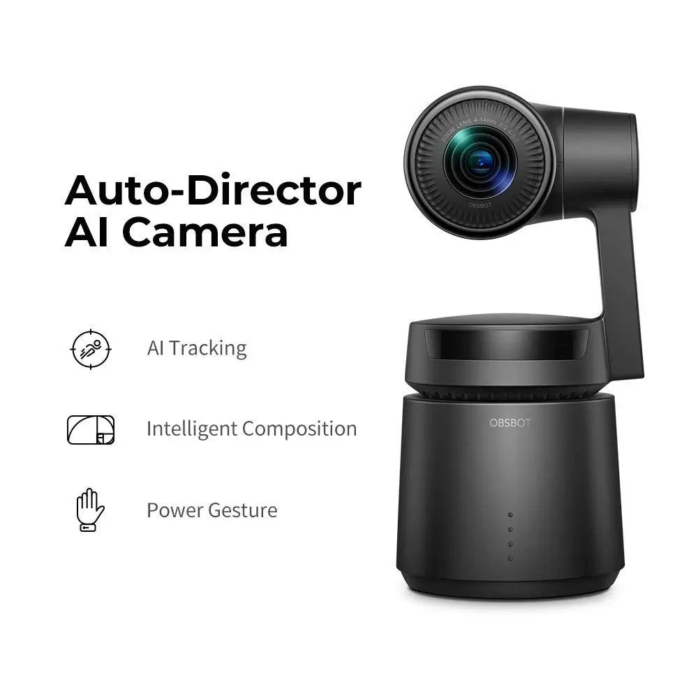 OBSBOT хвост ручной 3 оси интеллигентая (ый) Авто директор AI Камера 4k 60fps авто зум