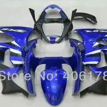 00 01 02 ZX-6R Обтекатель тела наборы для Ninja ZX6R 2000 2001 2002 обтекатель для мотоцикла синего цвета(литье под давлением